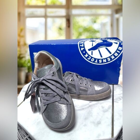 NEW BIRKENSTOCK Leather Kids Toddler Supportive Sneakers Shoes Size EU 29 US 11 - Picture 13 of 15